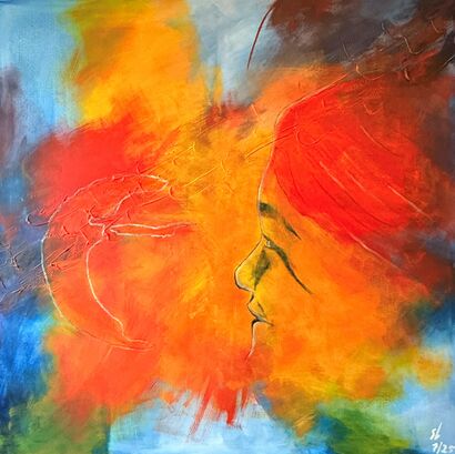 Woman in Suining - a Paint Artowrk by Sunny